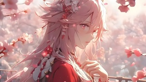 樱花飘落
