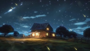 乡村夜景