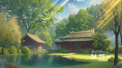 护眼树木自然景色