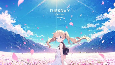 4K 山谷里的樱海