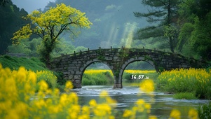 乡间石桥小路