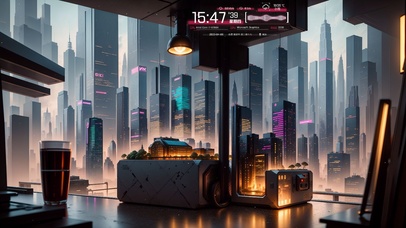 4k赛博朋克都市