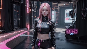 赛博朋克少女