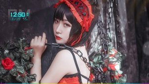 4K忧郁的美少女