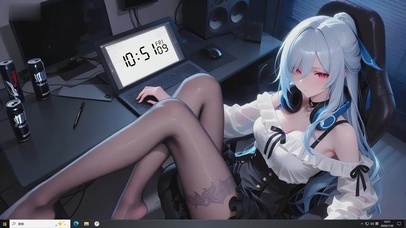 办公室电竞黑丝女孩