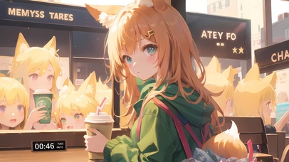 4K清纯可爱猫耳少女