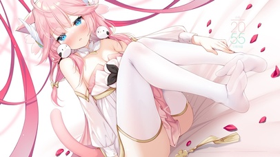 4K白丝软萌少女