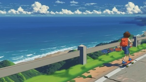 海风与滑板