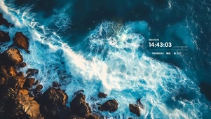 海滩礁石