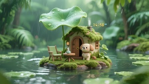 住进雨天的森林
