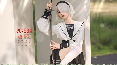 性感短发女武士