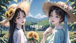 4k向日葵少女