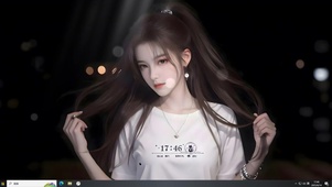 白色衬衫少女