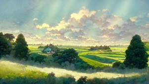 夏天的田野