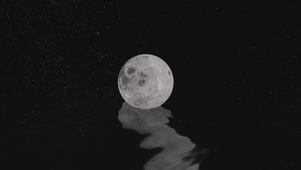 漂浮的月亮