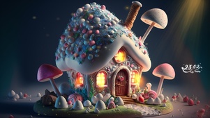 糖果蘑菇小屋