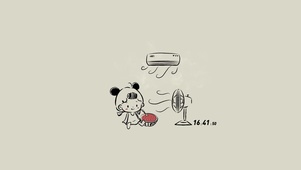 离不开西瓜空调风扇