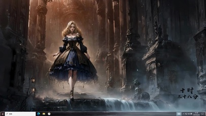 4k吸血鬼金发暗黑美少女