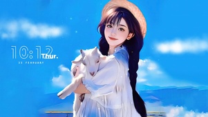小清新治愈可爱女孩