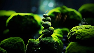 苔痕上阶绿
