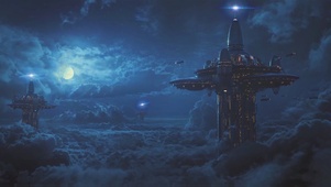 空中灯塔