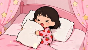安睡小女孩
