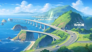 驶入环海公路