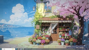海隅花韵-桌面主题