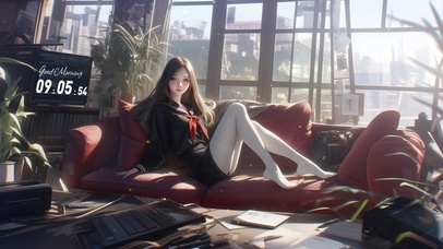 整个世界都为她的笑容而生动