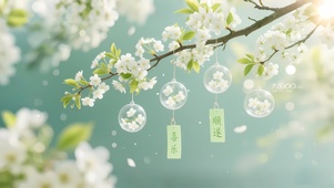 小清新治愈梨花