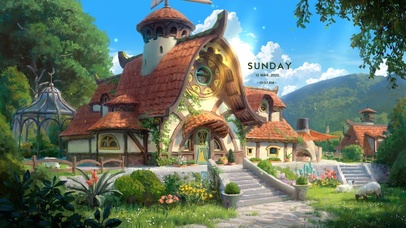 唯美治愈绿草房子