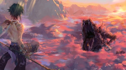 4k 酷炫古风魔兽斗