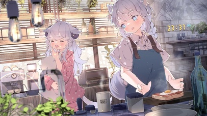 慵懒的周末早晨