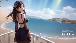 4k夏日沙滩230425