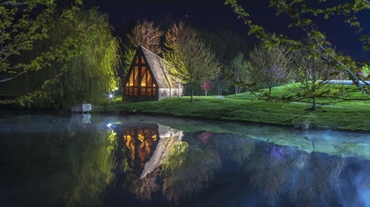 唯美治愈绿色护眼风景