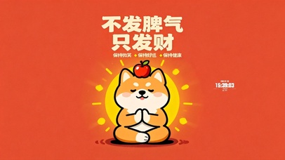 不发脾气只发财
