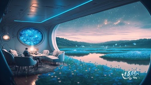 湖景