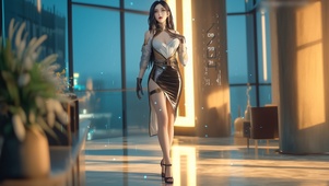 微笑中流露出无尽的温柔
