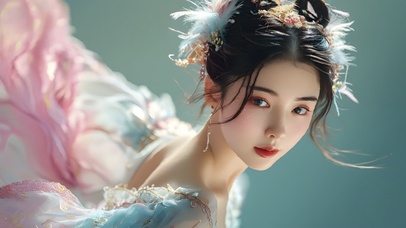 蓝色仙姬仙女神女美女15