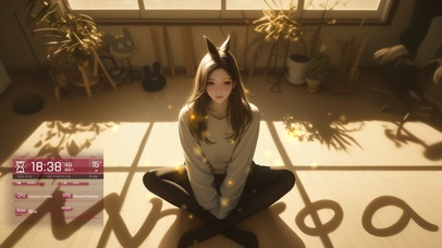 她的笑容像是一朵盛开的樱花