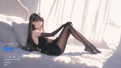 她一举一动都透着一种自信的优雅