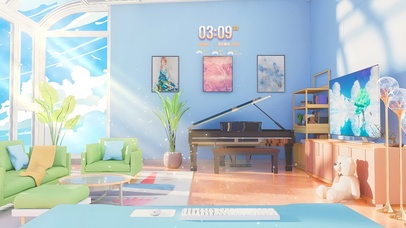 唯美治愈阳光房间