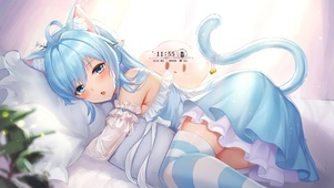 清纯可爱猫女