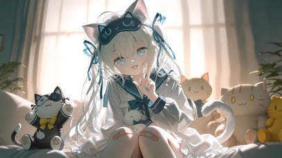 治愈动漫可爱萌妹萝莉少女二次元