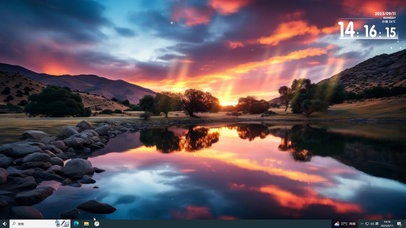 郊外黄昏日落 晚霞 夕阳