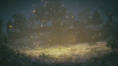 夏夜雨落星辰虫鸣