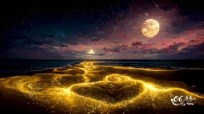 玫瑰爱心金海线