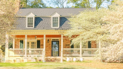 4K唯美治愈别墅花园