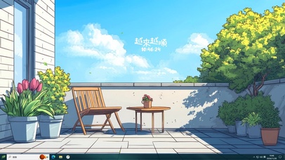 清新治愈系风景主题