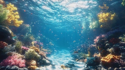 碧蓝海底世界